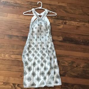 White Sequin Dress